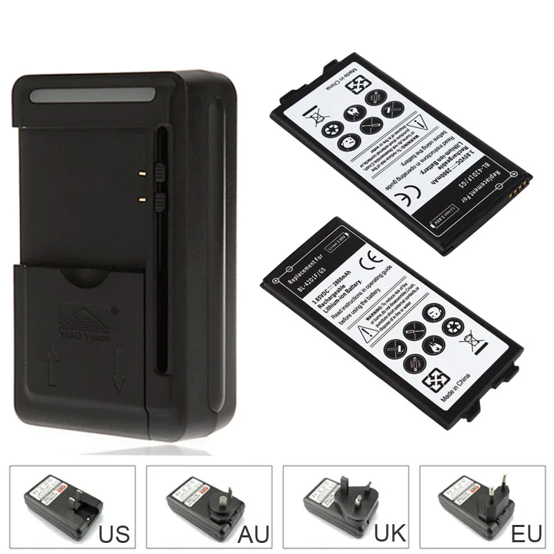 2 шт. Высокая емкость BL 42D1F 3.85VDC 2800mAh Замена литий ионная батарея для LG G5 Bateria + USB