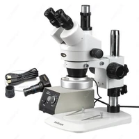 stereo zoom microscope amscope supplies 3 5x 90x stereo zoom microscope w aluminum 80 led light 8mp camera