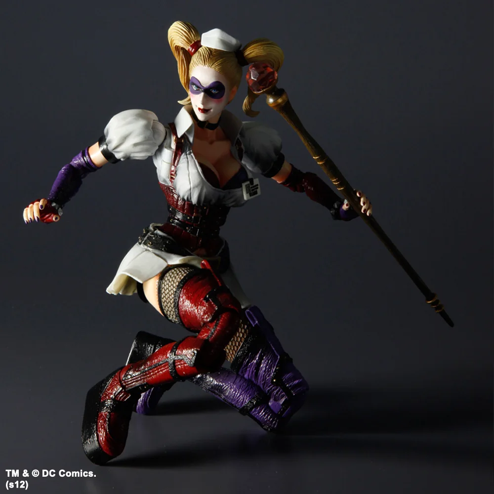 PLAY ARTS SQUARE IX PA Arkham Knight Harley Quinn Haley 28 см коллекционная фигурка высокое качество