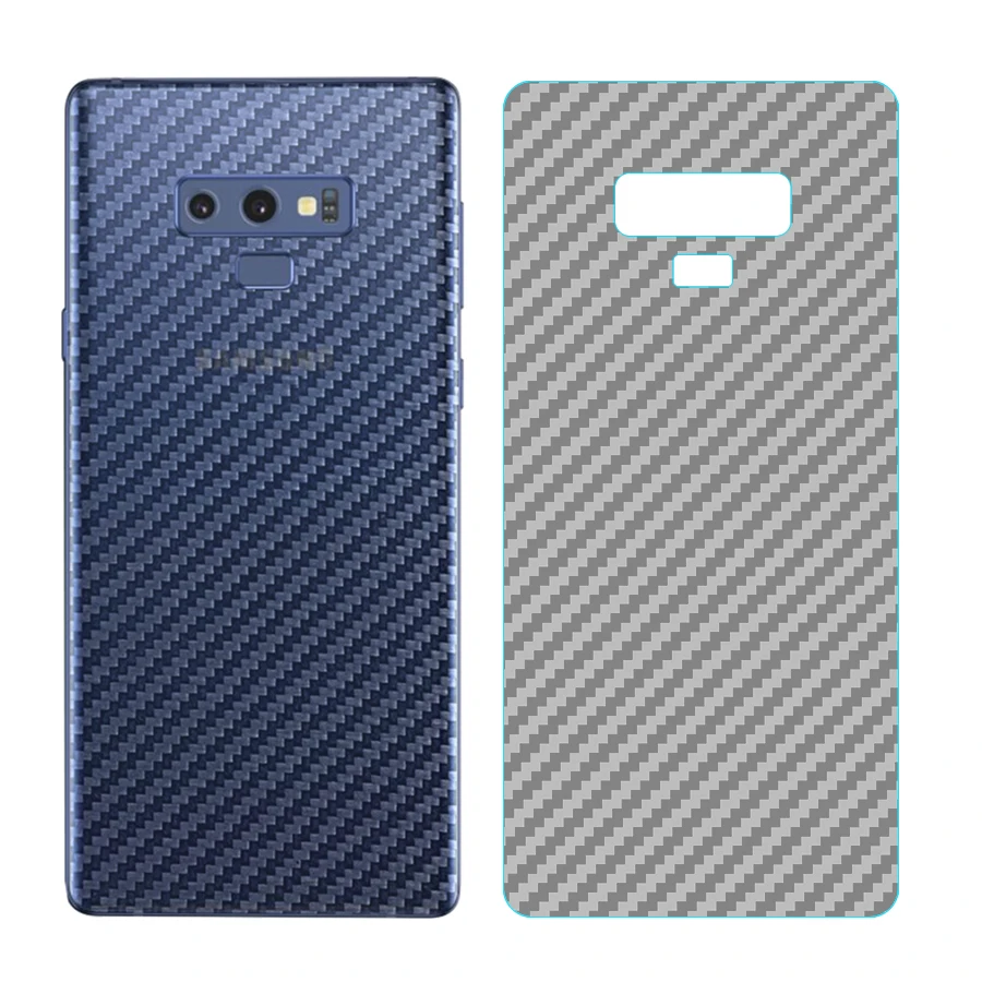 Для samsung Galaxy Note 9 Защита экрана из углеродного волокна задняя пленка uality матовая 3D