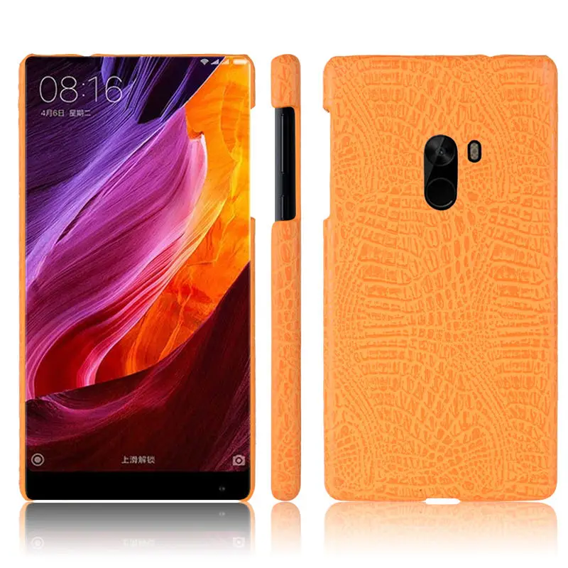 Xiaomi mi x Чехол Xiaomi mi x 6,4 дюймов класса люкс из искусственной кожи твердый пластиковый чехол на заднюю панель чехол для телефона для Xiaomi mi Mix Mimix Pro