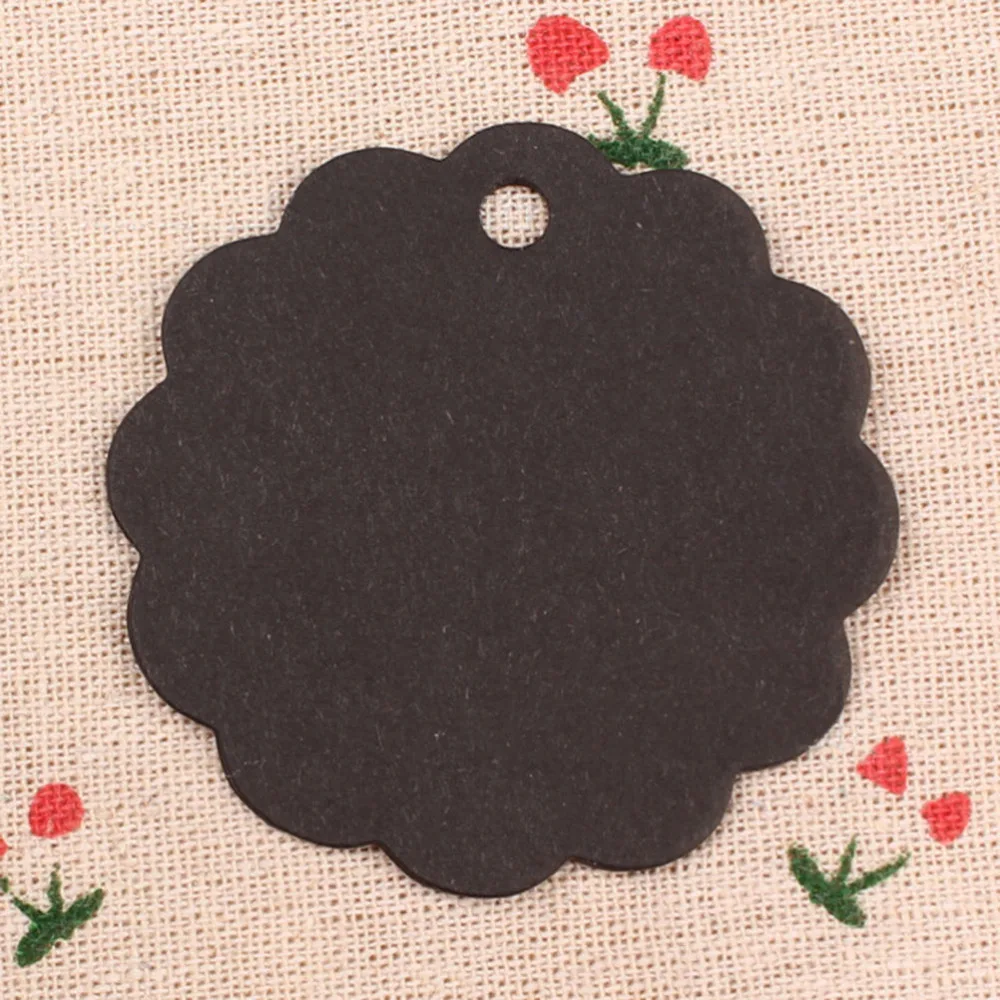 100 шт./компл. бумажные изделия для скрапбукинга белая крафт бумага черная