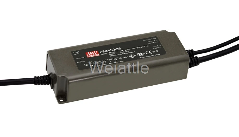 

MEAN WELL оригинальный PWM-90-48 48В 1.88а meanwell PWM-90 48В 90,24 Вт одиночный выход Светодиодный источник питания