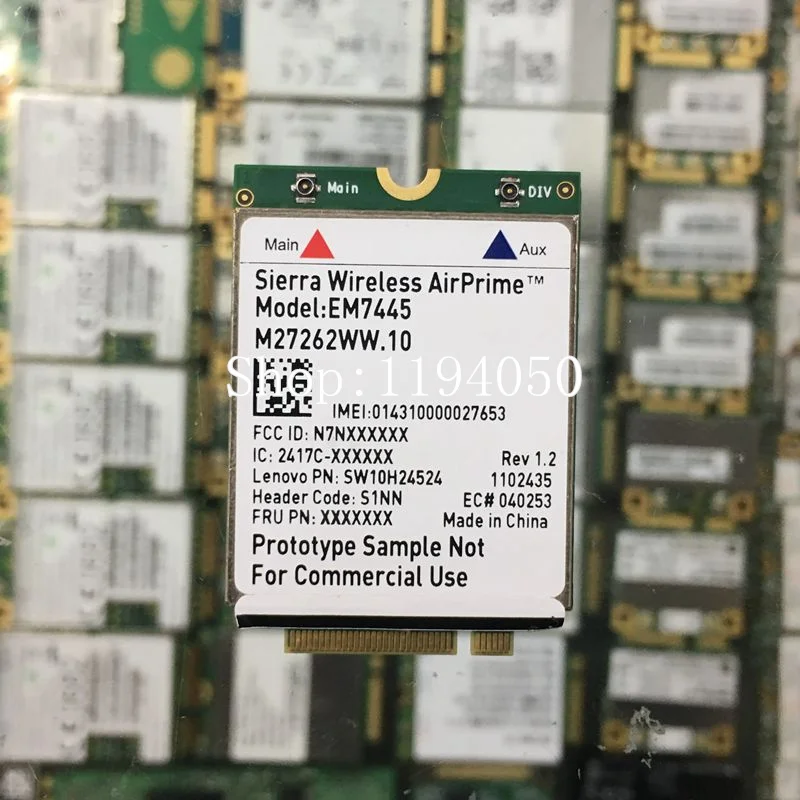 THINKPAD P50 P70 3G / 4G Unicom Telecom Dual 4G EM7445 FRU: XXXXXX built-in module CARD