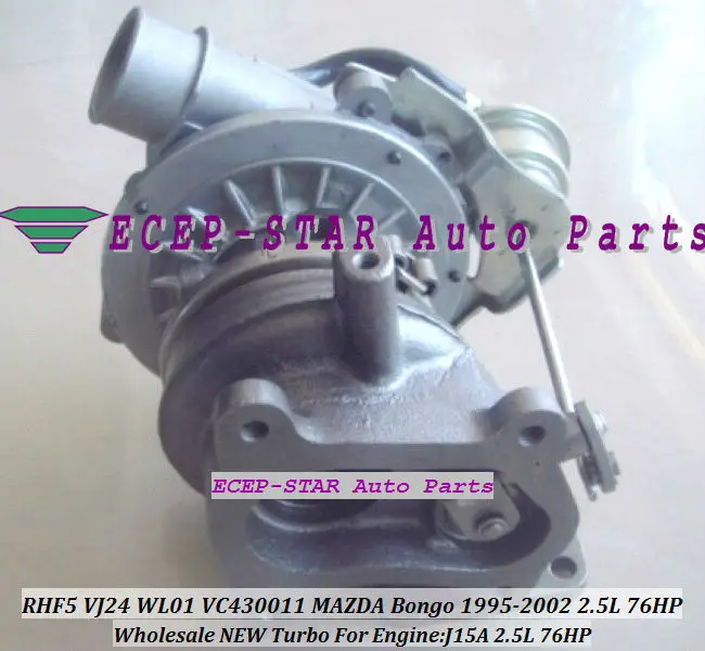 RHF5 WL01 VJ24 VC430011 VA430011 VB430011 турбокомпрессор турбины для MAZDA Bongo 1995 2002 двигатель J15A 2.5L