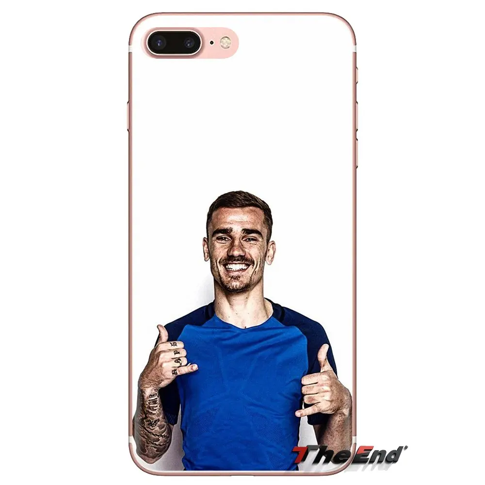 Прозрачные мягкие чехлы для Xiaomi Redmi 4A S2 Note 3 3S 4 4X 5 Plus 6 7 6A Pro Pocophone F1 footballer Antoine Griezmann |