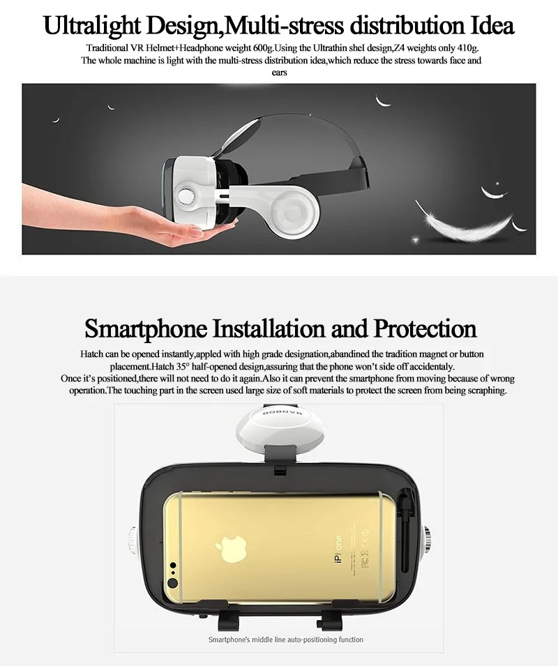 Виртуальной реальности 3D VR очки оригинальные bobovr Z4 100% оригинал частных Театр для