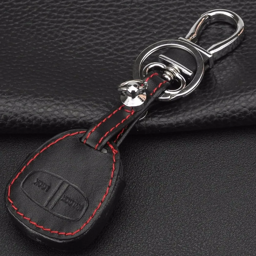 Кожаный чехол для ключей с дистанционным управлением jingyuqin Mitsubishi outlander ex Lancer Asx