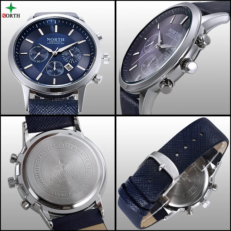 Часы наручные мужские кварцевые водонепроницаемые с кожаным ремешком|watch brand|watch