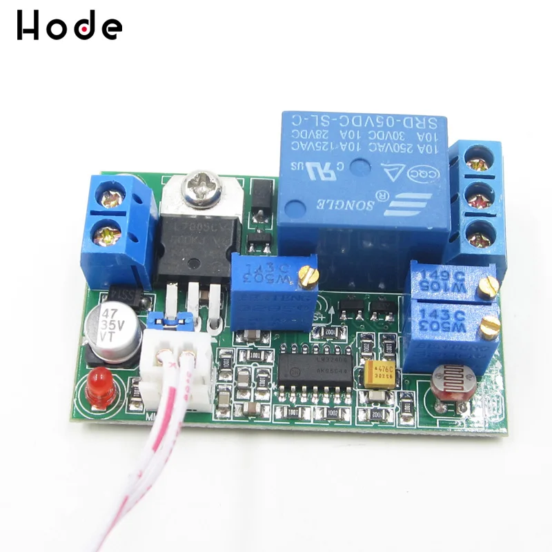 Управление светом звуком модуль реле задержки Сенсор Регулируемый 5 В 12 24