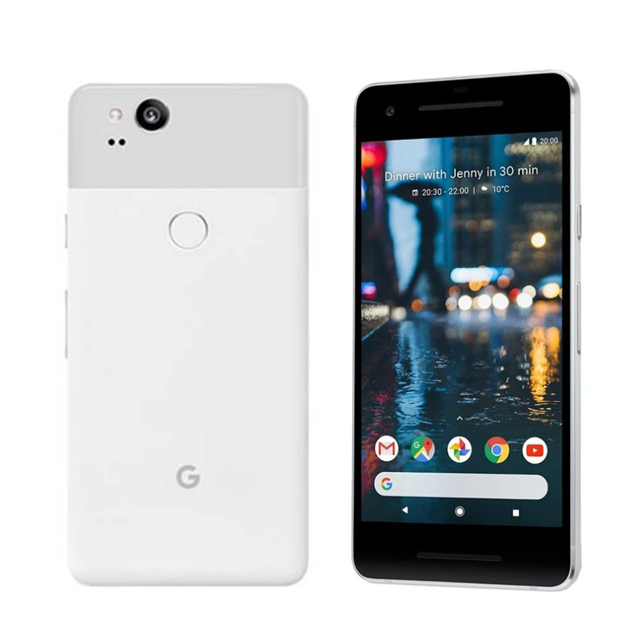 Мобильный телефон Google Pixel 2 с американской версией, 5,0 дюймов, 4 Гб ОЗУ, 64 ГБ/128 Гб ПЗУ, Восьмиядерный телефон Snapdragon 835, отпечаток пальца, Android