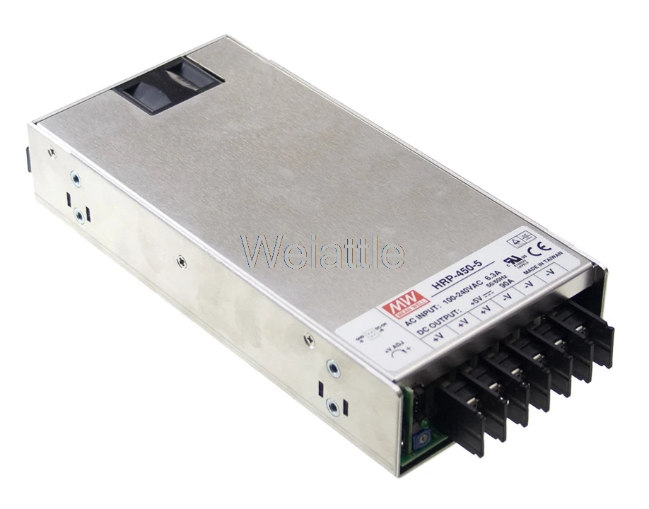 

MEAN WELL original HRP-450-15 15V 30A meanwell HRP-450 15V 450W Single Output with PFC Function Power Supply