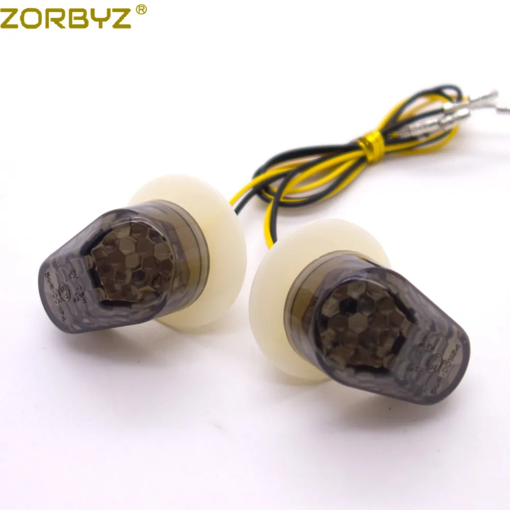 ZORBYZ мотоциклетный дым смыв светодиодный сигнал поворота Янтарный Для Yamaha YZF R6 R1