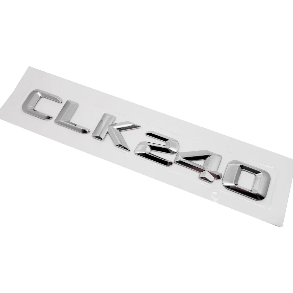 Для Mercedes CLK W208 W210 CLK200 CLK230 CLK240 CLK280 CLK320 CLK350 CLK430 CLK500 CLK550 CLK55 металлический задний Стикеры авто-Стайлинг