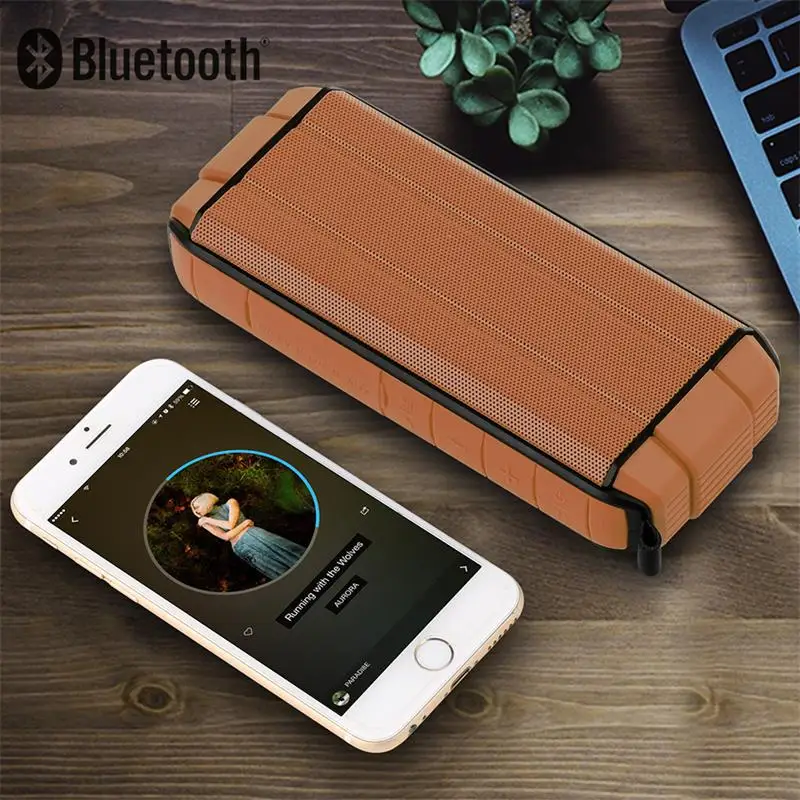Waterproof IP65 Outdoor Sports Bluetooth Speaker Portable speakers Wireless Stereo 10W With Microphone Support TF AUX |