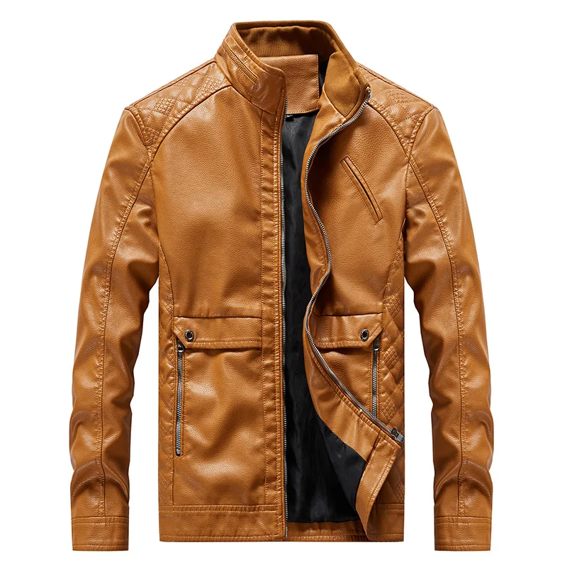 Прямая поставка Новое поступление брендовая мотоциклетная кожаная куртка