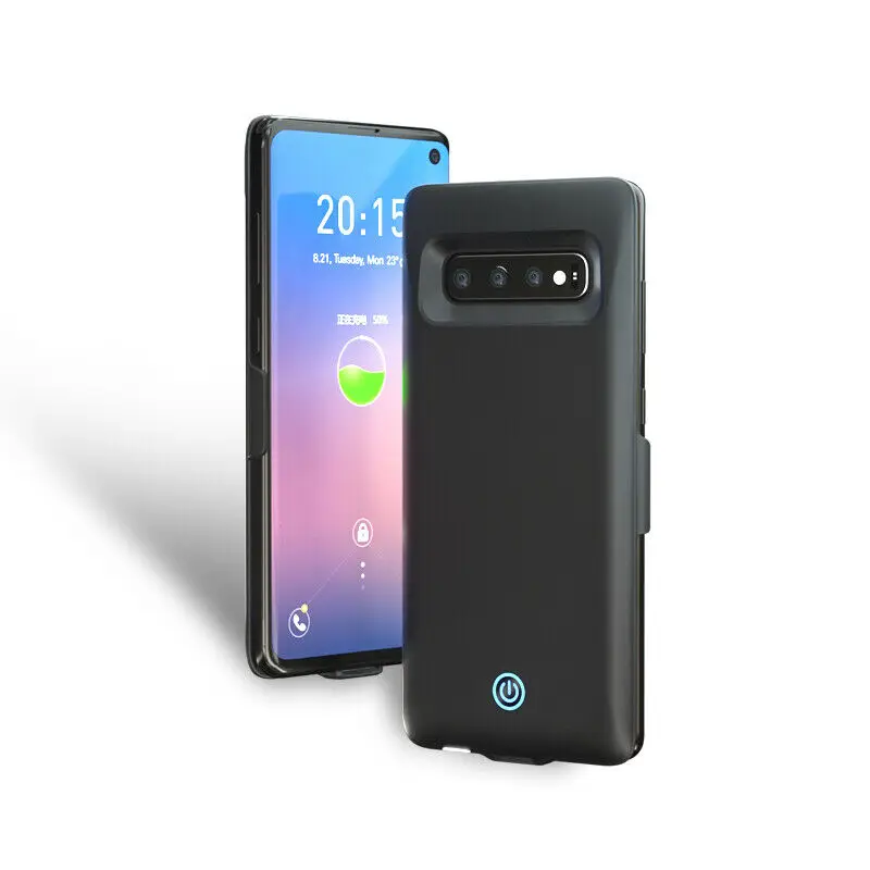 6000 мА/ч Батарея Зарядное устройство чехол для samsung Galaxy S10 + Тонкий силиконовый