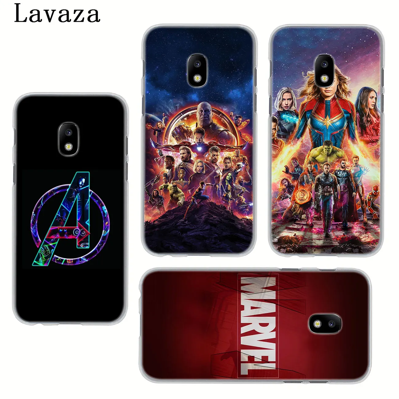 Чехол для телефона Lavaza Avengers Endgame с логотипом Marvel Thanos Samsung Galaxy J8 J7 Duo J6 J5 J4 Plus 2018 2017 2016