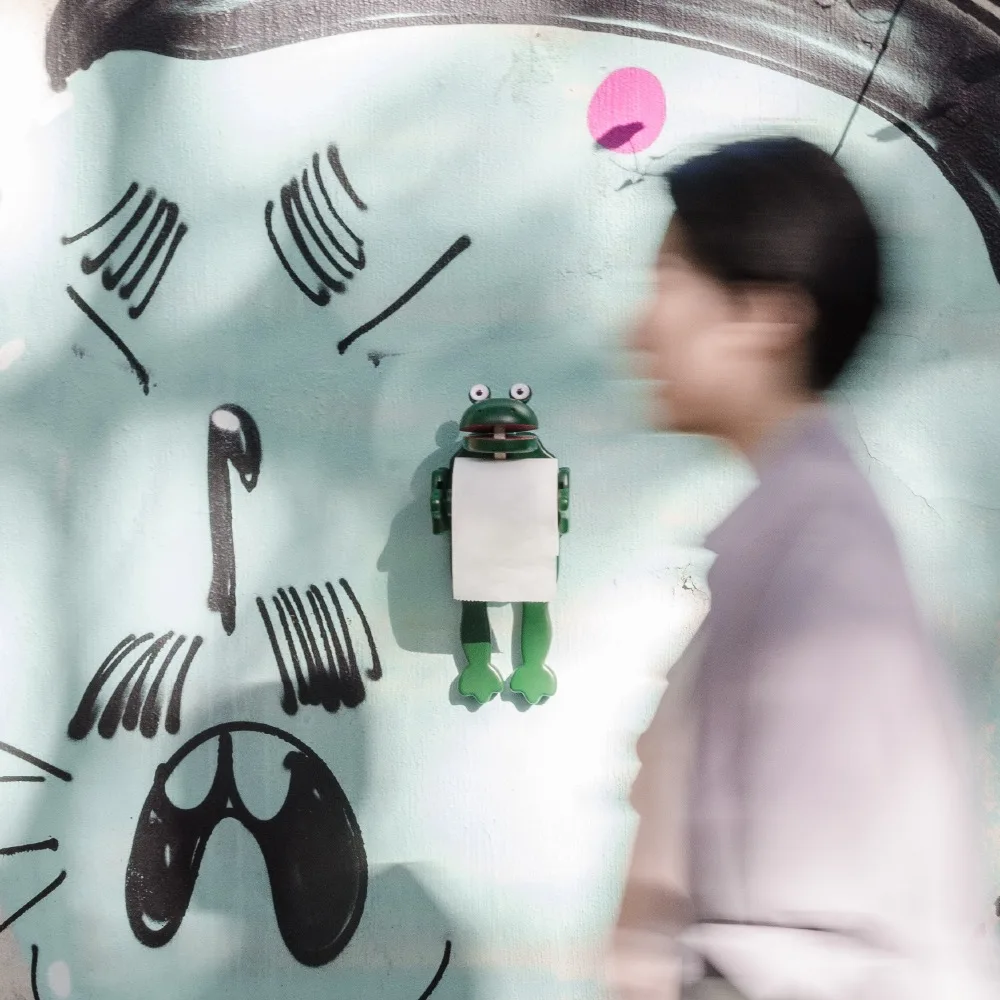 Inyard оригинальный Забавный лягушонок Пепе в форме держатель ткани стоящая