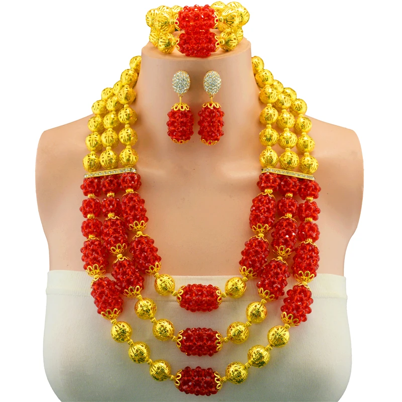 2018 звезда Популярные Свадебные ювелирные изделия из Нигерии набор самый