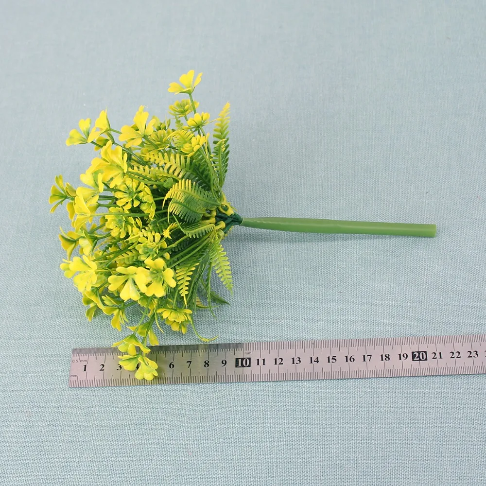 1 Bundle Stamen Artificial Flowers Cheap Simulation Grass Leaf Diy Plastic Flower For Wedding Home Party Garden Decorative | Дом и сад