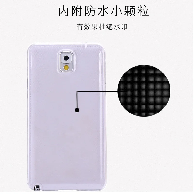 For Samsung GALAXY Note 3 N9006 N9002 case transparent TPU Cover NoteIII N9008 Smart phone Back G530 | Мобильные телефоны и