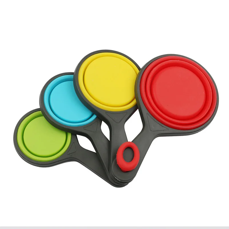 4 шт./компл. Новый Еда Класс диоксид кремния Мерные колбы набор ложка Кухня