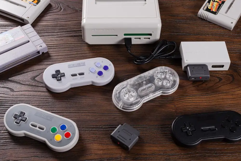 8BitDo 2 4G беспроводной Bluetooth SN30 ретро набор геймпад игровой контроллер + приемник