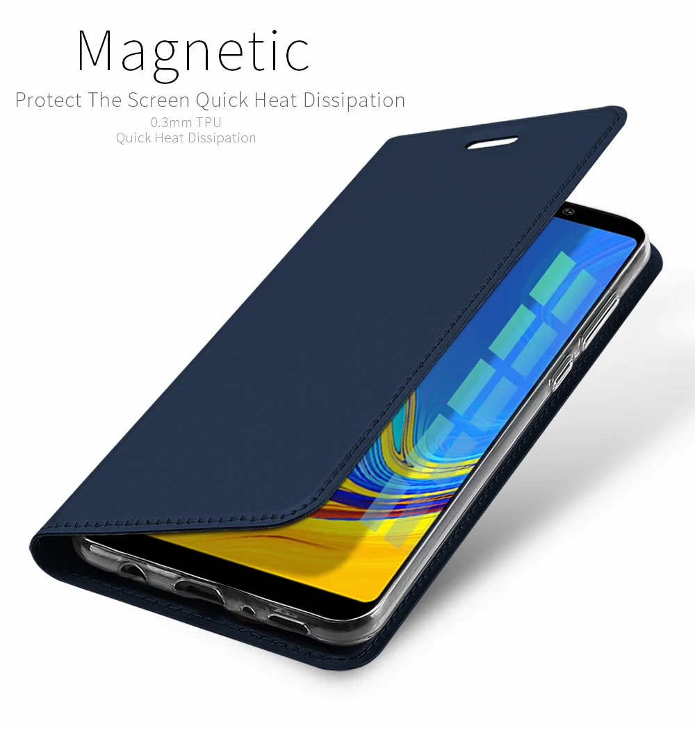 Стеклянная пленка в подарок кожаный чехол книжка для Asus Zenfone Max Pro (M2) ZB631KL кошелек