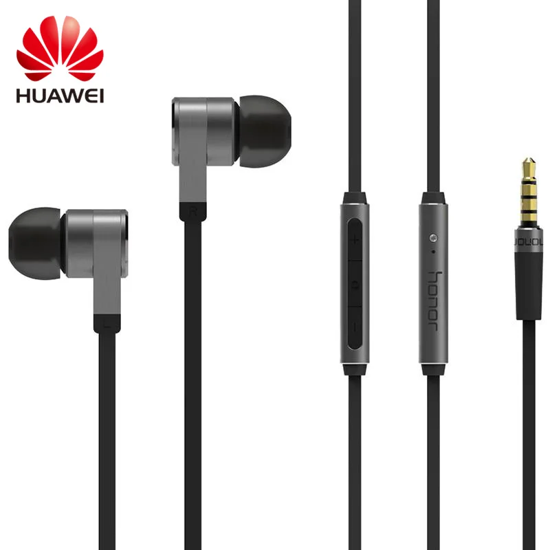 Наушники Huawei Honor AM13 3 5 мм наушники вкладыши с дистанционным управлением и
