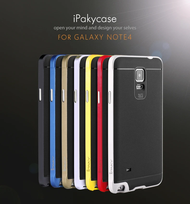 Высококачественный чехол для Samsung Galaxy Note4 от бренда ipaky силиконовый защитный