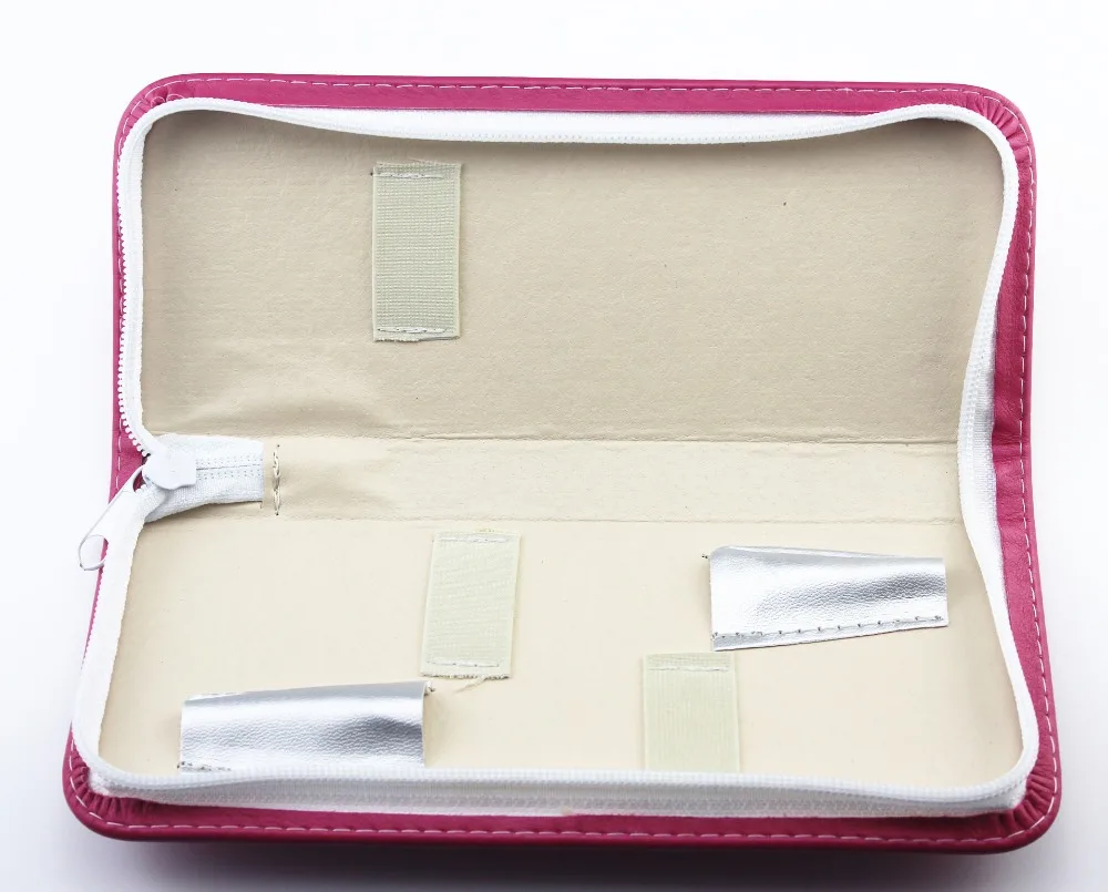 Милый розовый ножницы для волос кожаная сумка режущие парикмахера филировочные