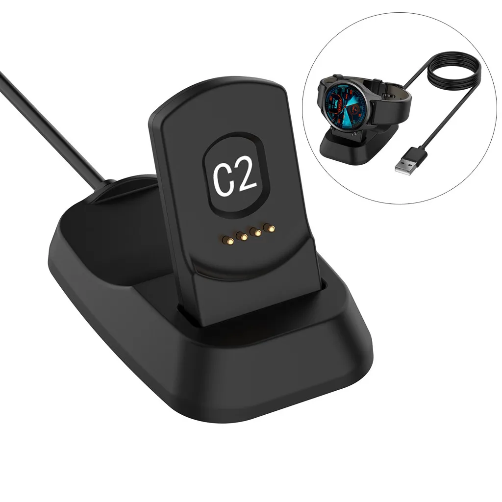 2 в 1 USB зарядное устройство Держатель Док-станция адаптер держатель для Ticwatch C2 Смарт-часы мобильный телефон мини подставка держатель 528