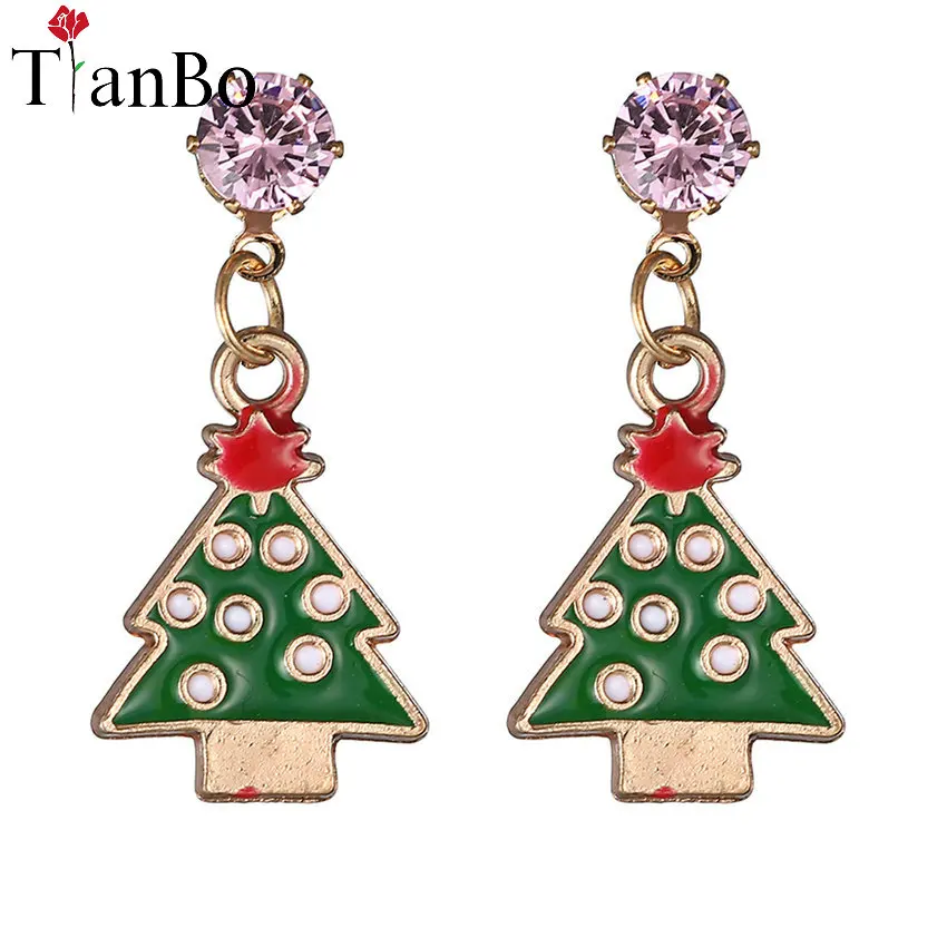 TianBo новые винтажные трендовые модные золотые Цветные Висячие серьги для лица/руки для женщин шикарные серьги в виде ладоней