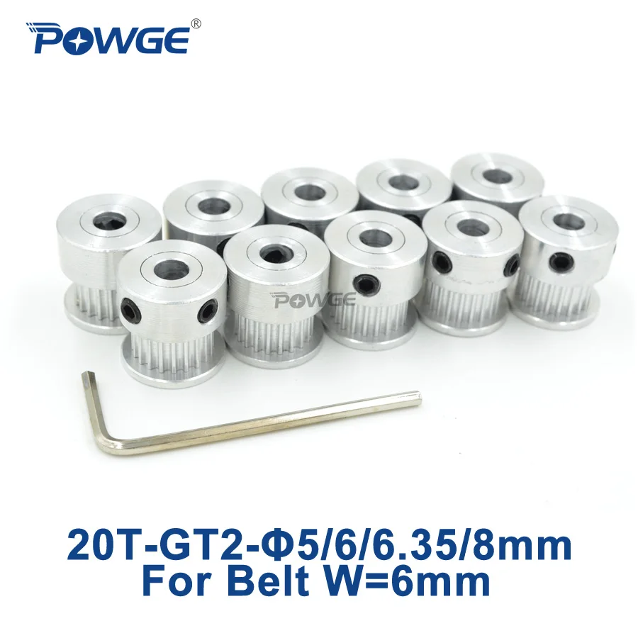Зубчатый шкив с отверстием 5 мм 6 35 8 20 т 10 шт.|timing pulley 20|timing pulleygt2 timing |