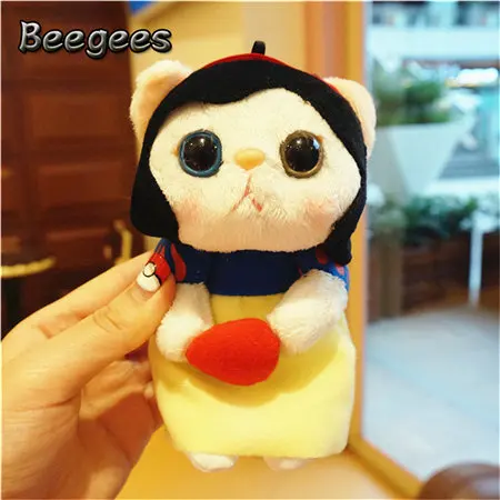 Snow White Куклы кошка чехол для телефона для huawei P30 P20 Pro P9 Lite милый пушистый теплый пушистый чехол Чехол для P8 P10 плюс Мультяшные игрушки Kitty Плюшевые - Цвет: Snow White