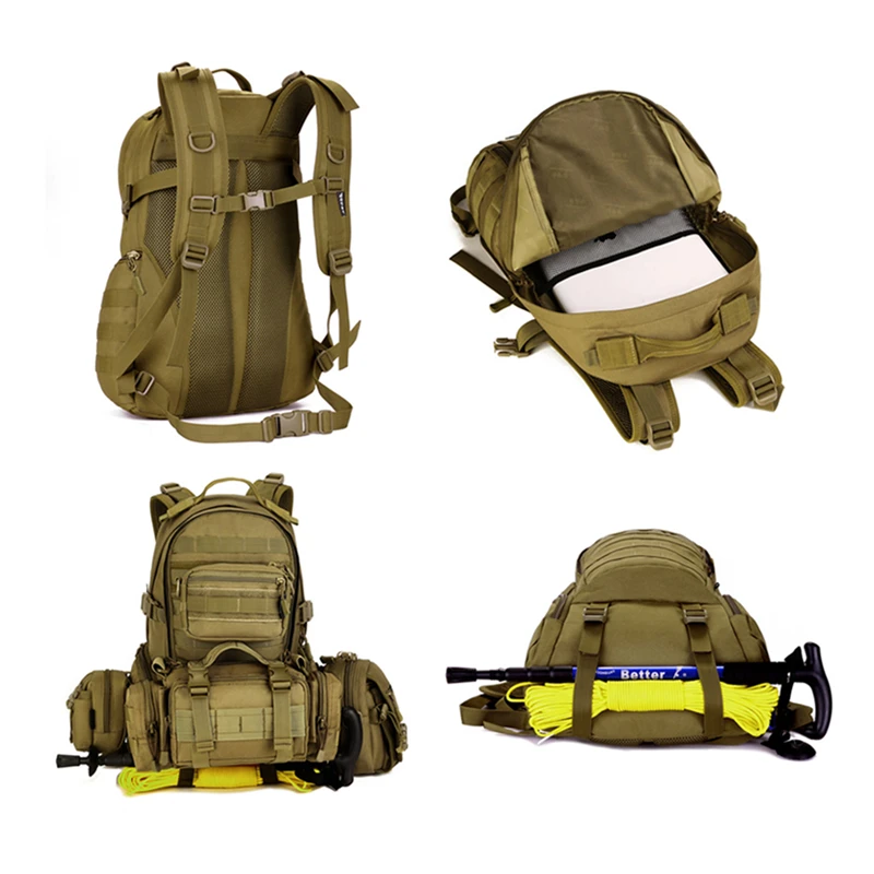 Baigio Мужской Дорожные Сумки Protector Plus 20-35Л Военный Рюкзак Передач MOLLE Assault Pack Мужчины