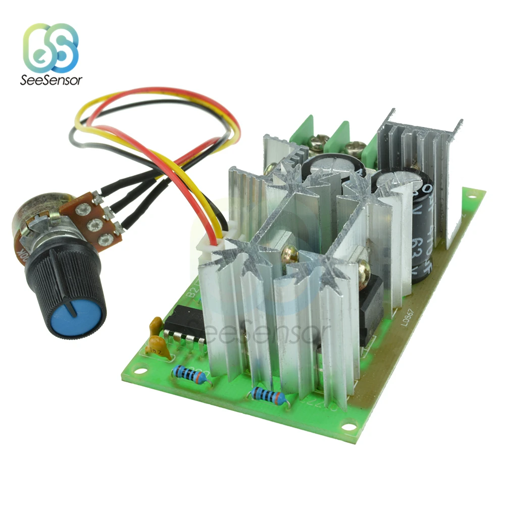 DC10 60V регулятор скорости двигателя PWM устройство управления двигателем