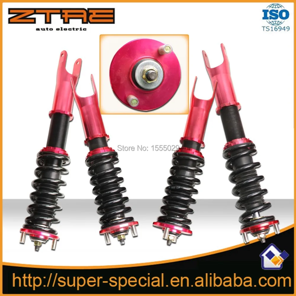 Высококачественные амортизаторы регулируемый комплект подвески Coilover для Honda S2000