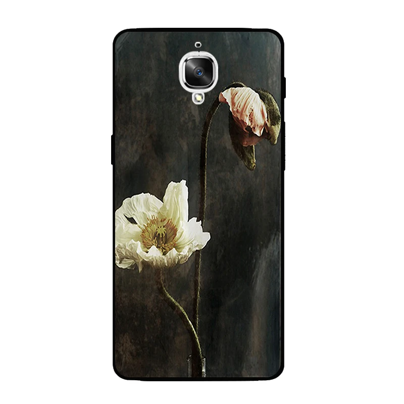 Черный мягкий ТПУ для OnePlus 3/3t DIY чехол телефона One Plus 3 3T оболочка ультра тонкий
