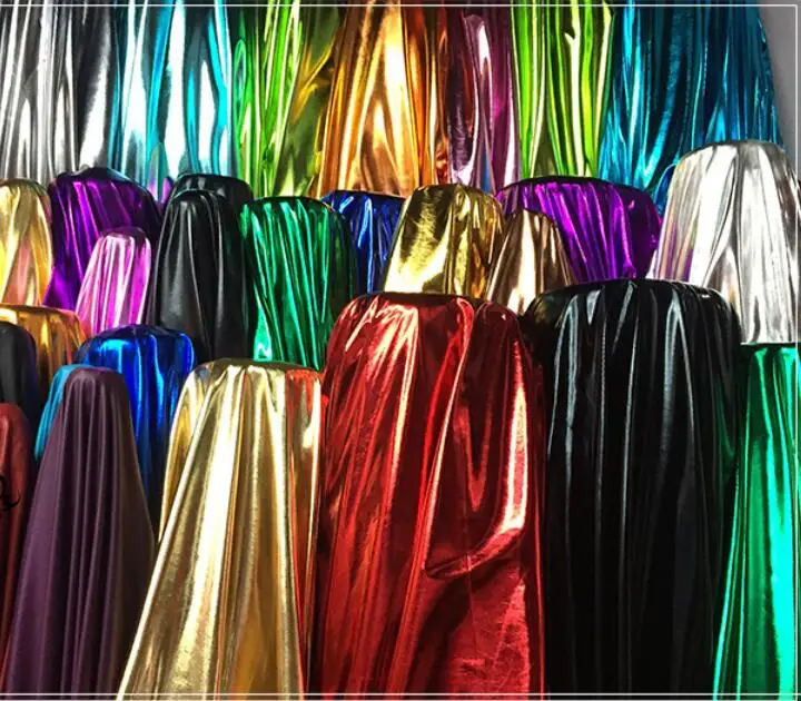 Блестящая ткань из лайкры и спандекса бронзовая/Танцевальная сцена особая для