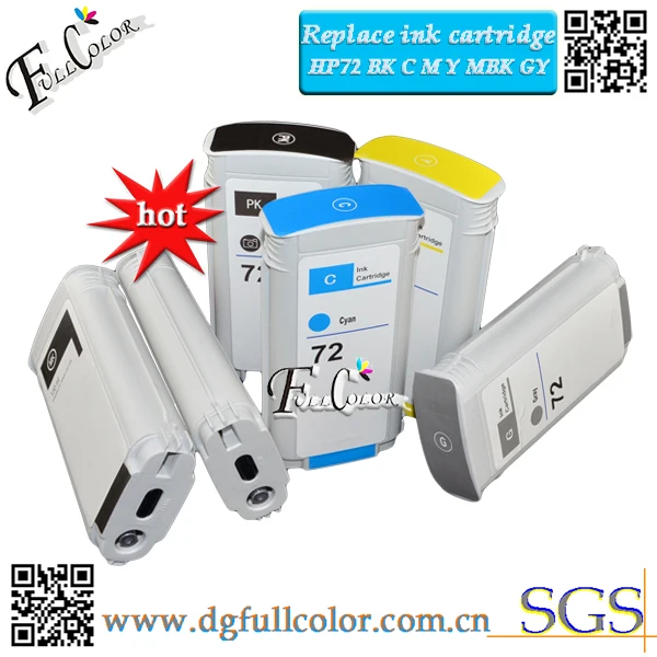HP72 #72 чернильный картридж с чипом для T795 T790 T610 T620 принтера|ink cartridge|printers ink cartridgesprinter