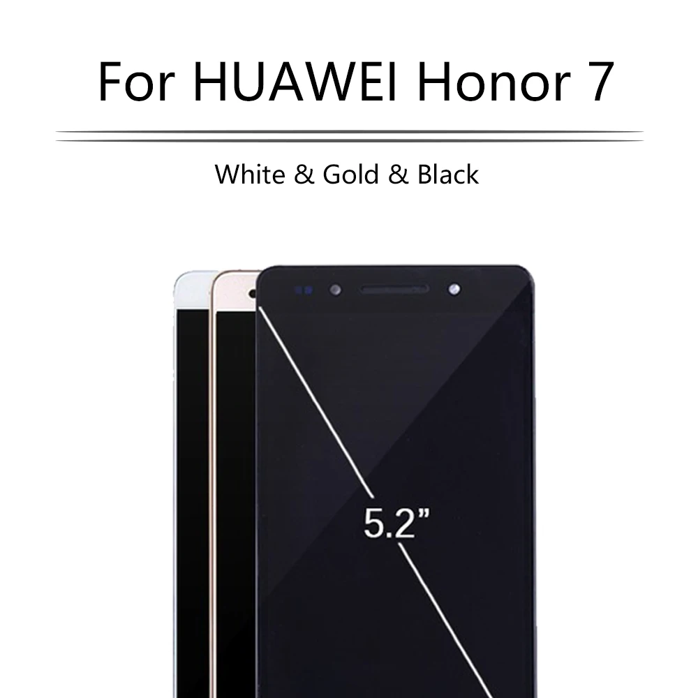 Оригинальный LTE 4G 5 2 &quotдля HUAWEI Honor 7 рамка сенсорного ЖК экрана для Honor7 дисплей PLK