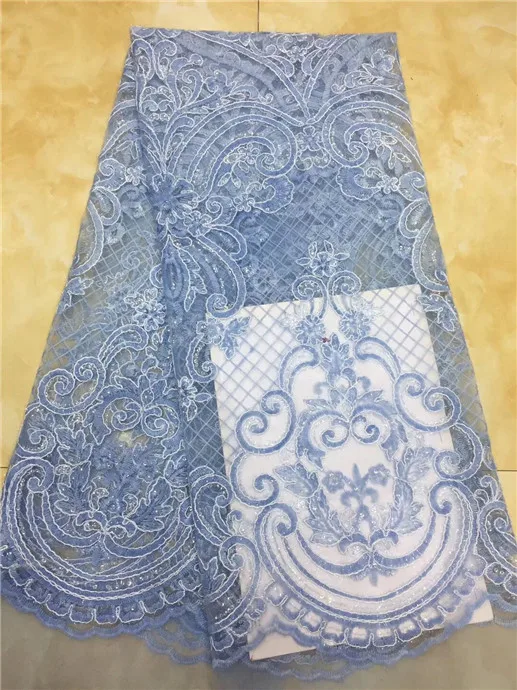 African Handcut Lace organza Fabric with sequins Latest French fabric Pink white blue(XZS-4-19 | Дом и сад