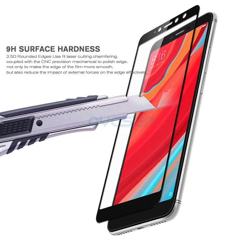 Полный охват закаленное Стекло для Xiaomi Redmi S2 S 2 5 99 'Ə H взрыв крыши Экран