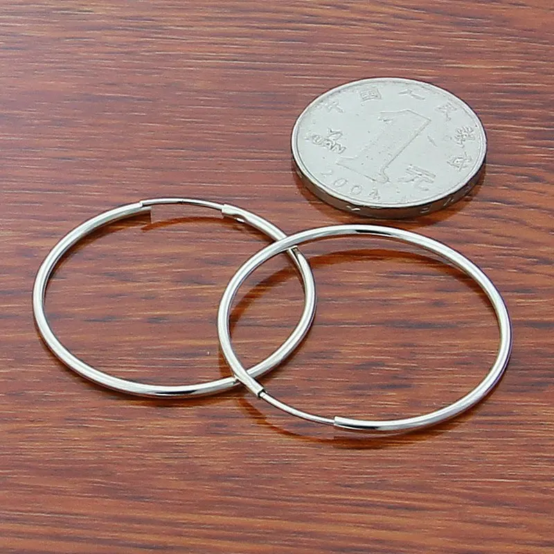Серьги женские круглые из серебра 925 пробы 3 5 мм | Украшения и аксессуары
