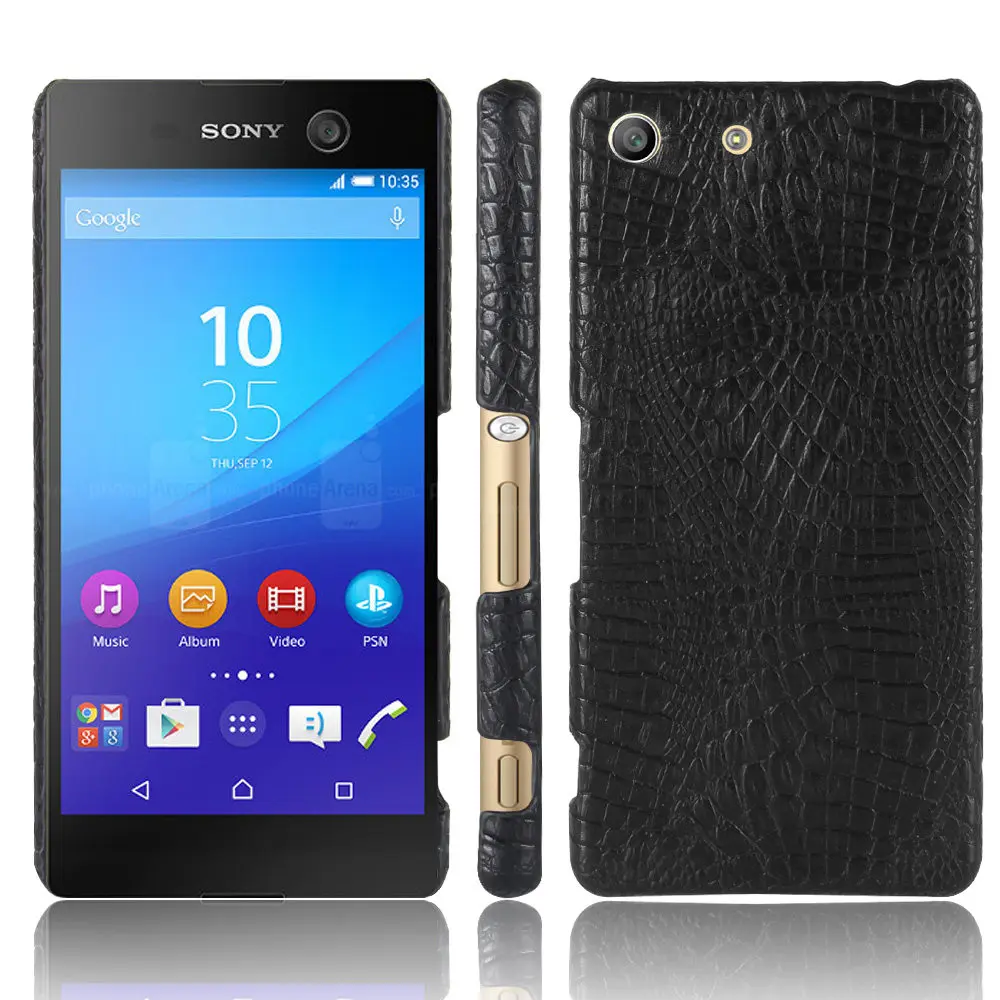 Защитный чехол из крокодиловой кожи для SONY Xperia M5 m 5 двойной жесткий защитный