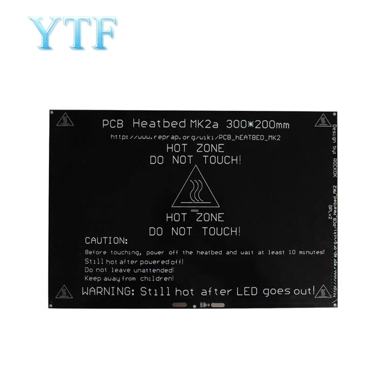 Запчасти для 3D принтера нагревательная пластина печатной платы платформа 200*300*3