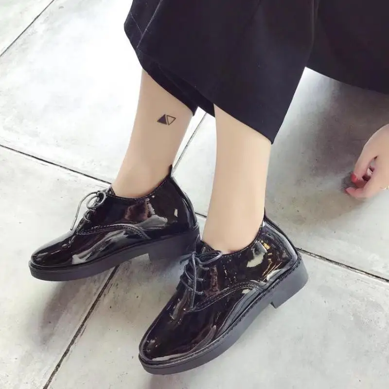 Осень 2017 г. Стиль Новый плоское дно удобные белые туфли для девочек|white comfortable