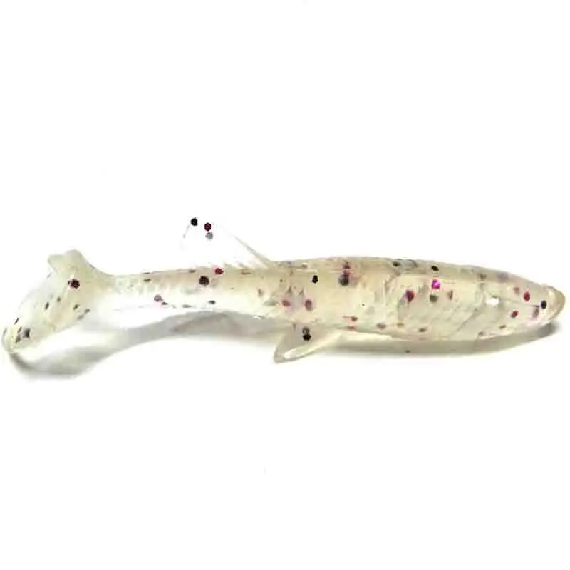 Lot 20pcs Artificial Plastic Soft Fishing Lure 5.5g/7cm Silicone Tiddler Swim Bait 4 Colors | Спорт и развлечения